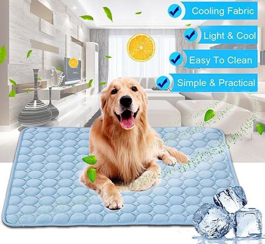 Pet Dog Cat Ice Silk Cold Nest Pad for Cooling in Summer