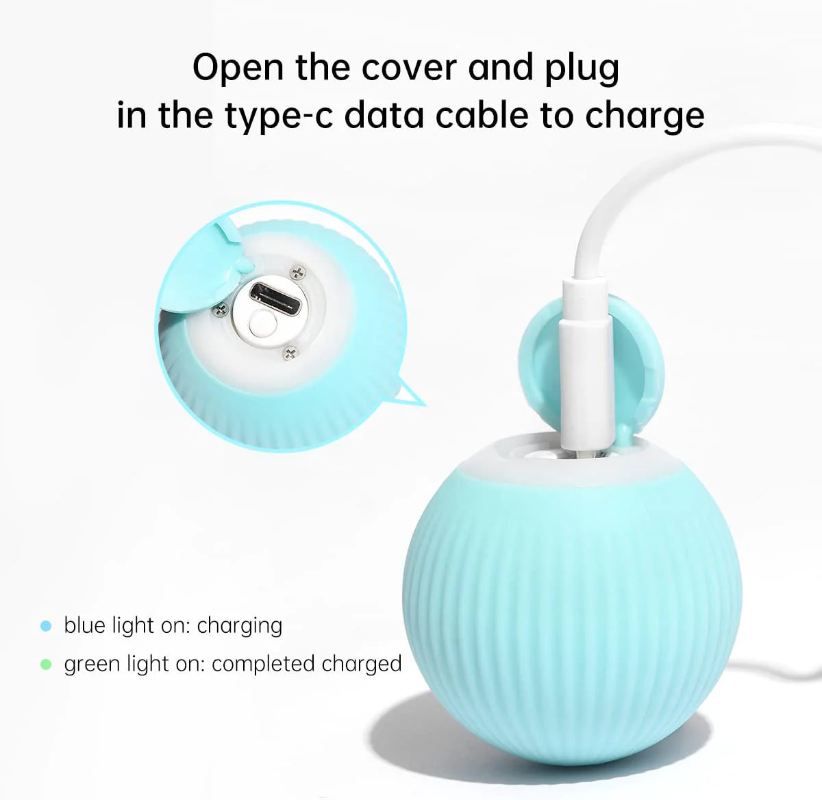 Electric Interactive Cat Ball - Automatic Rolling Toy for Indoor Play