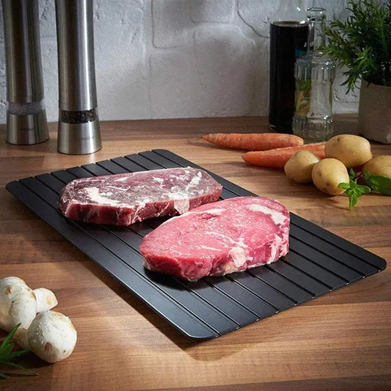 Rapid Defrosting Tray for Efficient Thawing of Frozen Meat and Fruits - Kitchen Essential Tool