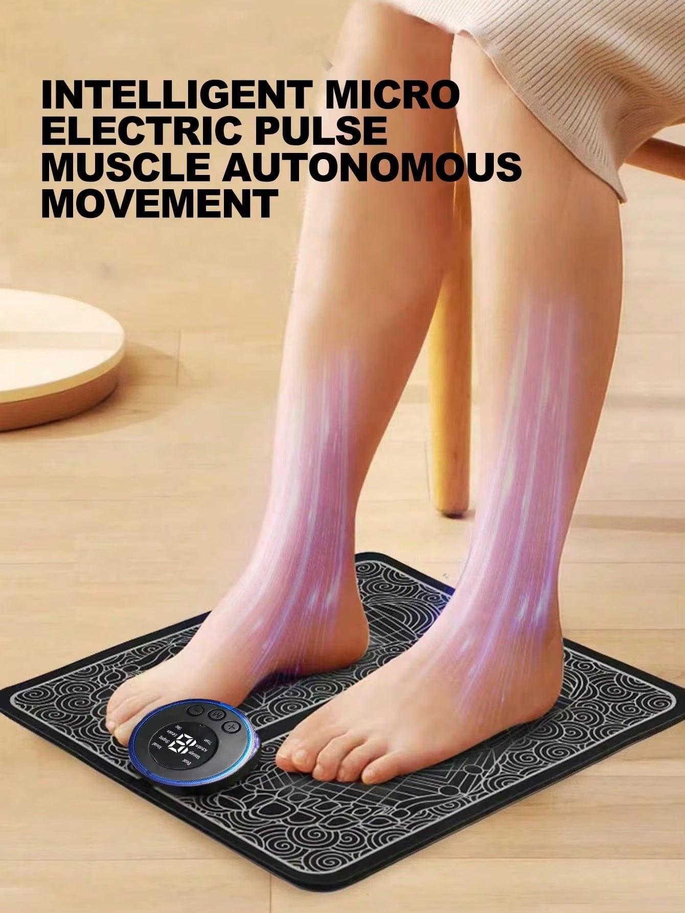 Professional EMS Foot Massager and Therapy Machine with Automatic Meridian Pressing Function
