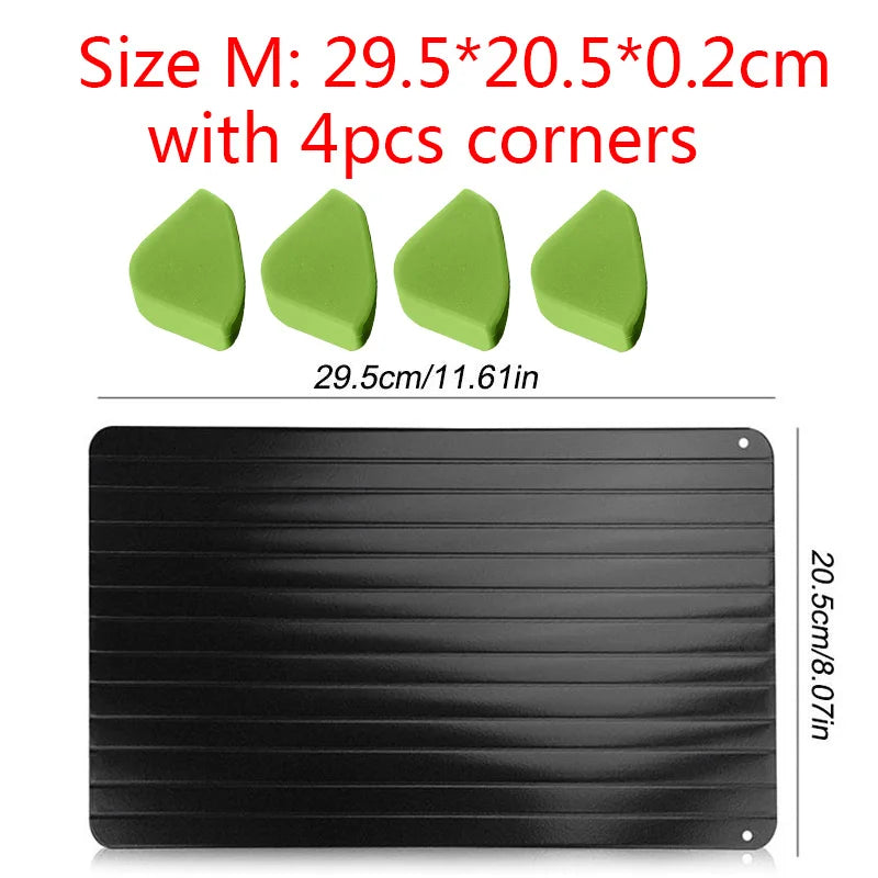 Rapid Defrosting Tray for Efficient Thawing of Frozen Meat and Fruits - Kitchen Essential Tool