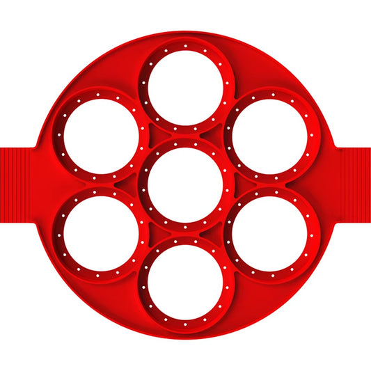 Silicone Pancake Maker with 7-Cavity Nonstick Baking Mold for Versatile Family Cooking