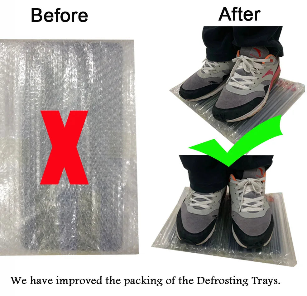 Rapid Defrosting Tray for Efficient Thawing of Frozen Meat and Fruits - Kitchen Essential Tool