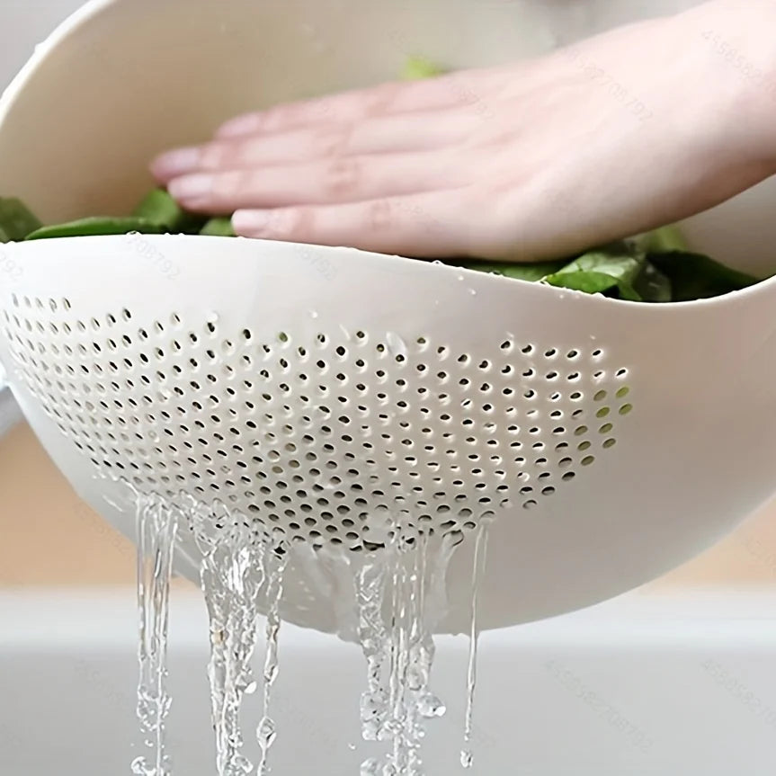 Rice and Vegetable Drainage Basket - Multi-Purpose Kitchen Sieve Tool