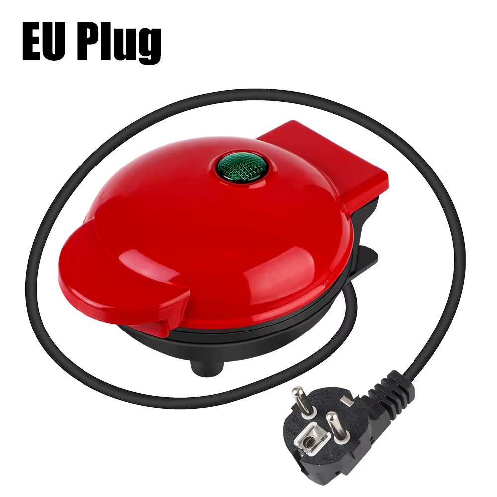 Mini Electric Waffle Maker and Egg Cake Oven - Compact Eggette Machine for Breakfast Waffles and Egg Cakes