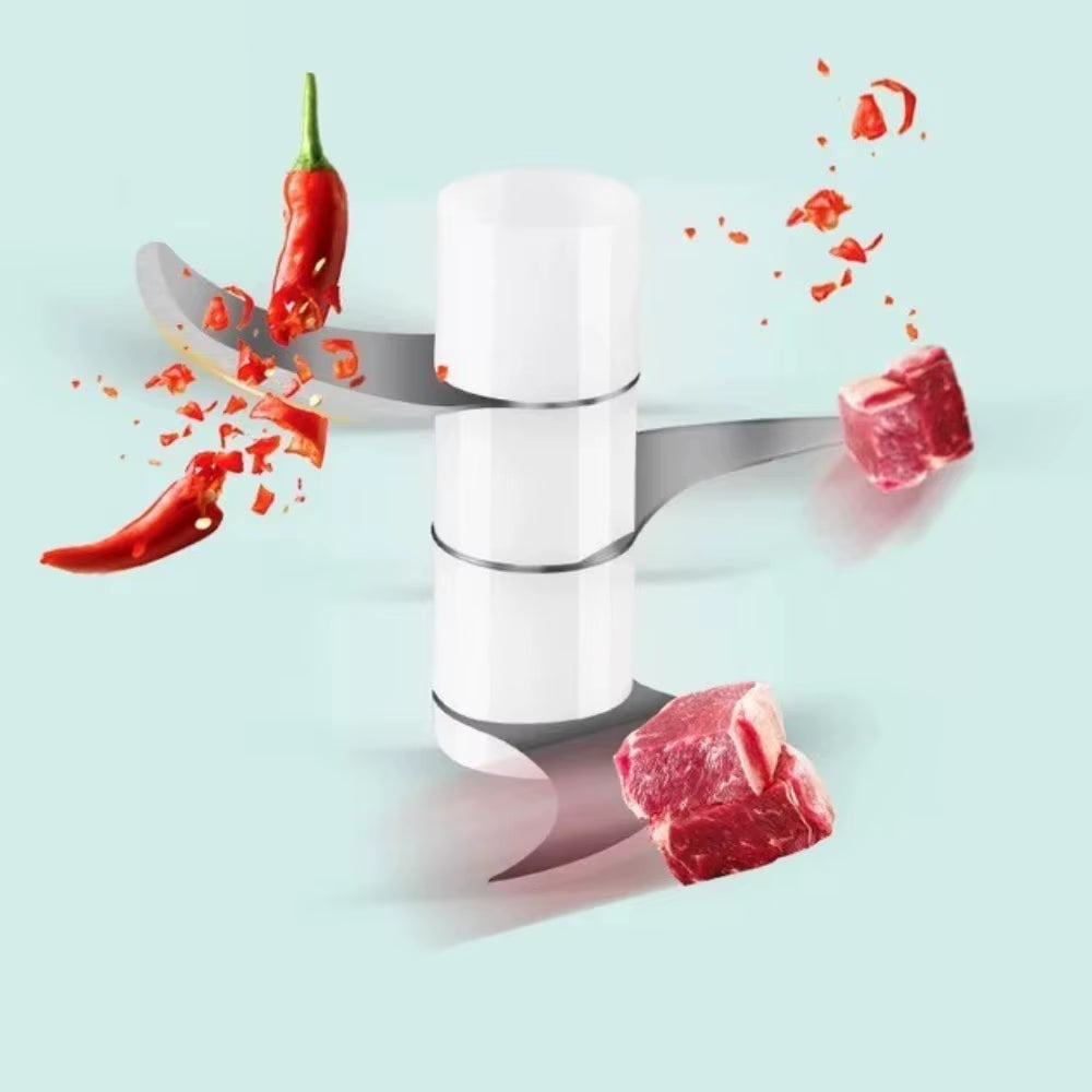 Electric Portable Garlic Masher and Multi-Function Meat Grinder with USB Charging - Mini Vegetable Chopper