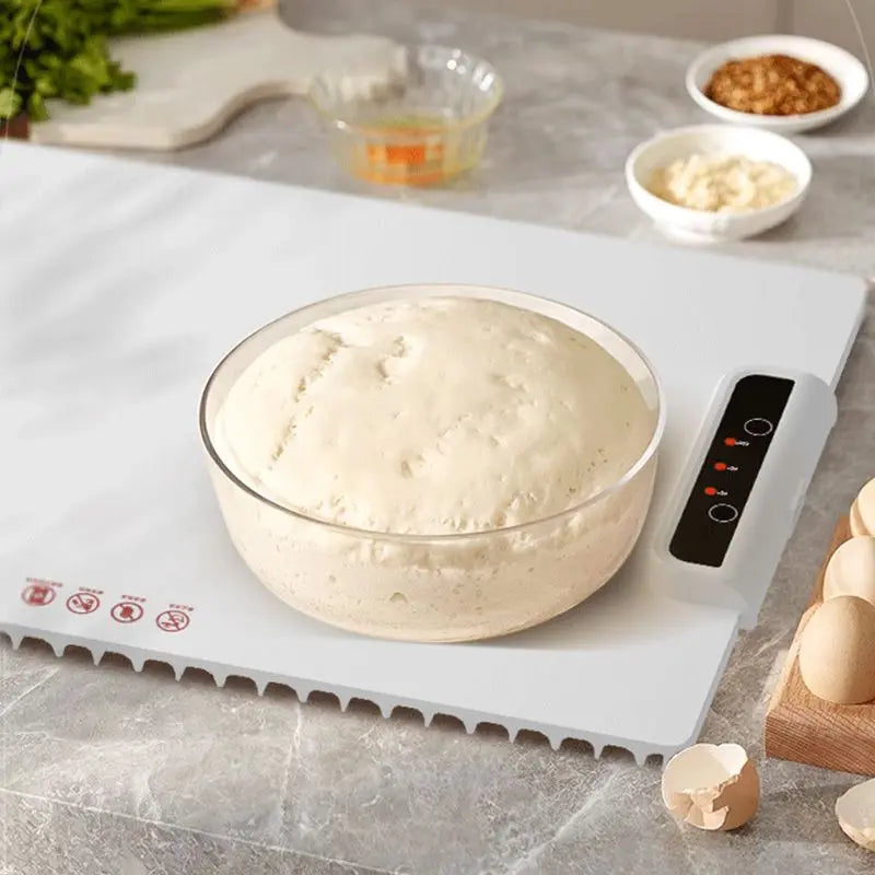 Electric Food Warming Tray with Adjustable Temperature Control - Foldable Fast Heating Plate for Keeping Food Hot